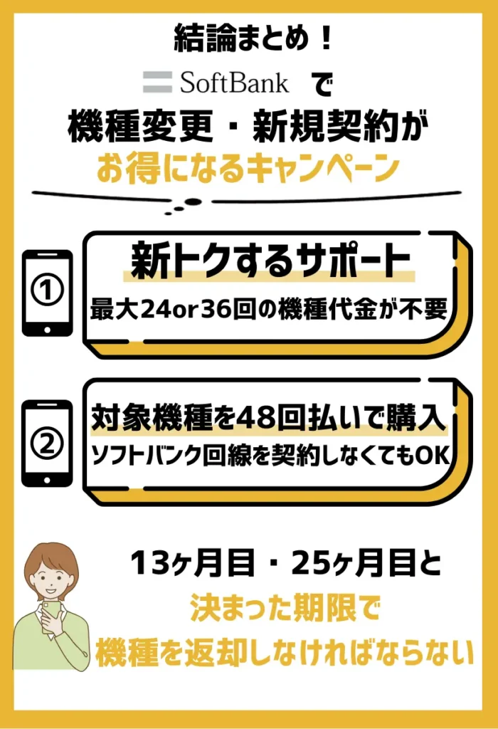 新トクするサポート｜最大24回 or 最大36回の機種代金が支払い不要になる