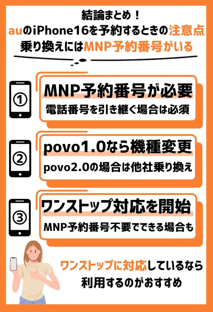 他社やpovo2.0からの乗り換えにはMNP予約番号がいる｜povo1.0の場合は機種変更手続き