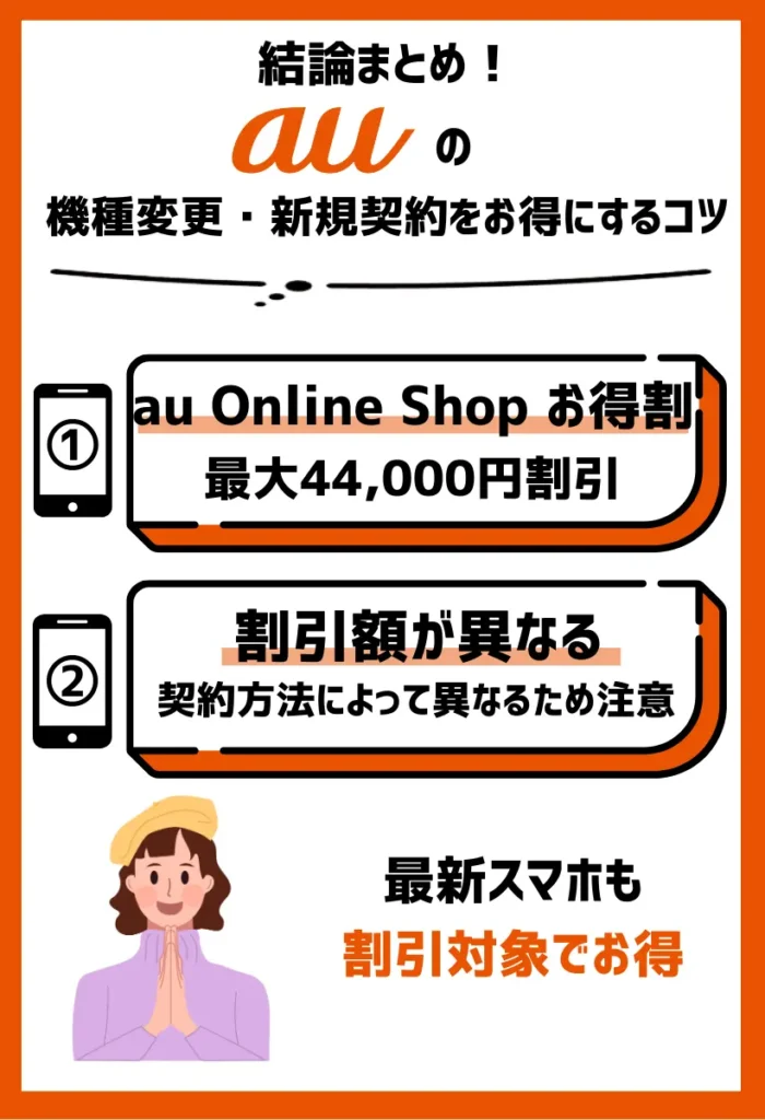 au Online Shop お得割｜対象機種の購入で最大44,000円割引