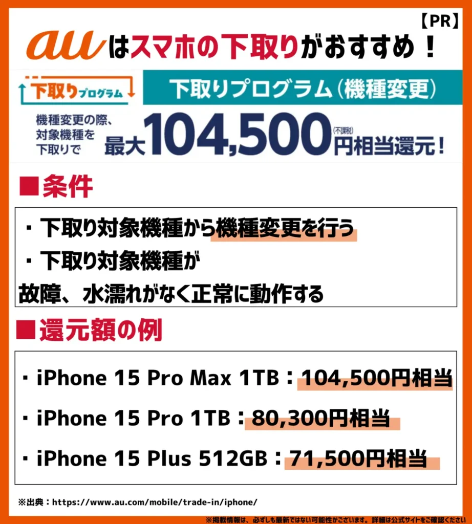 下取りプログラム｜今使っている携帯を下取りに出すとポイントがもらえる