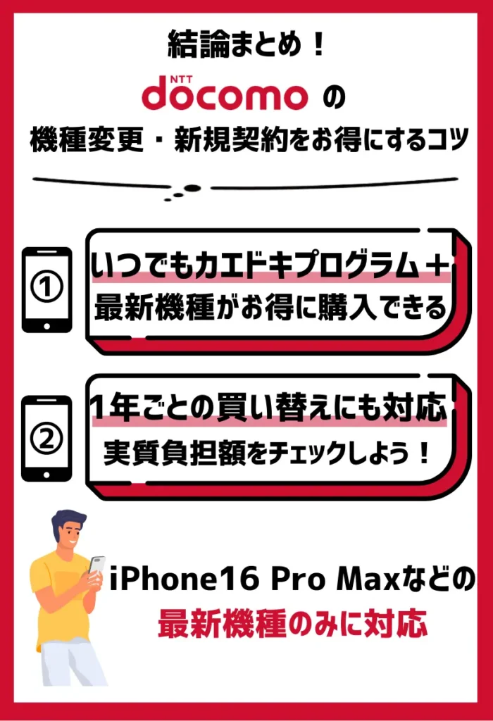 いつでもカエドキプログラム＋｜iPhone16 Pro Max 1TBなら135,960円（税込）の支払が不要に