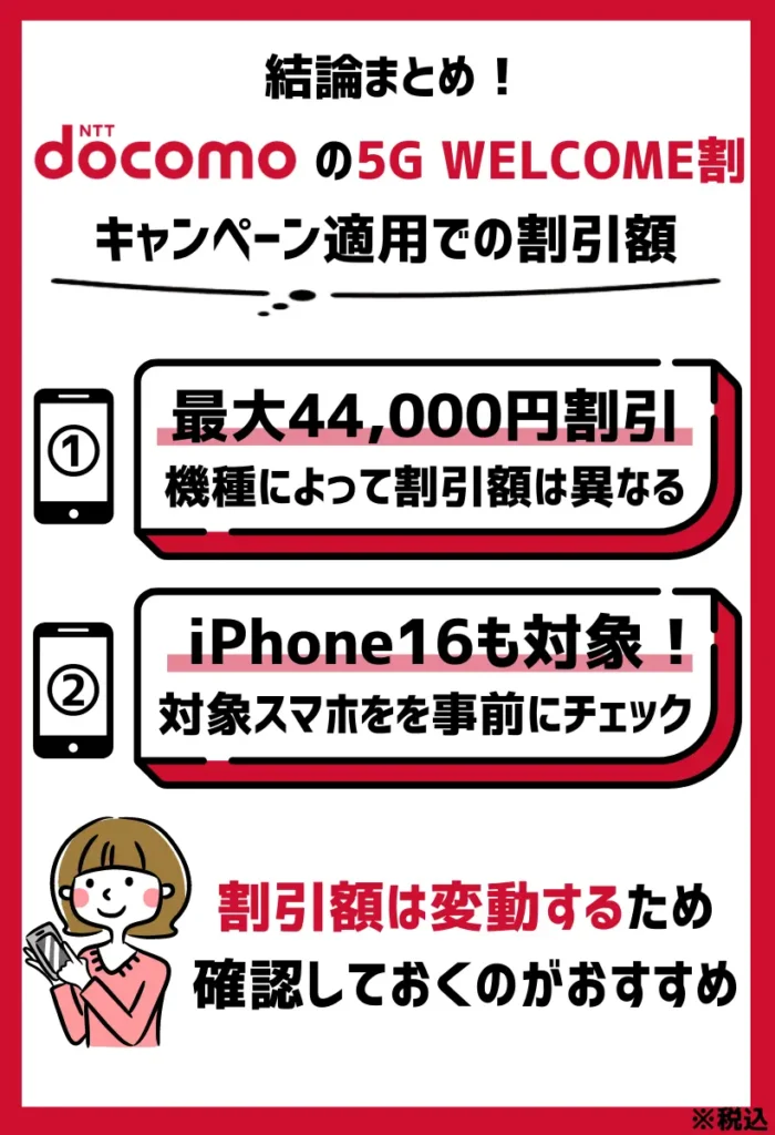 キャンペーン適用での割引シミュレーション：「iPhone 16」や「Galaxy S24 SC-51E」が機種変更で11,000〜31,768円も割引