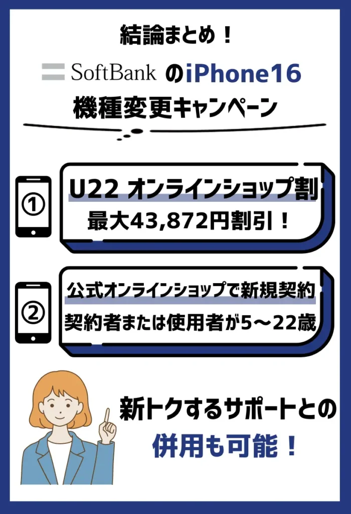 U22 オンラインショップ割｜対象機種を新規契約すると最大43,872円が割引