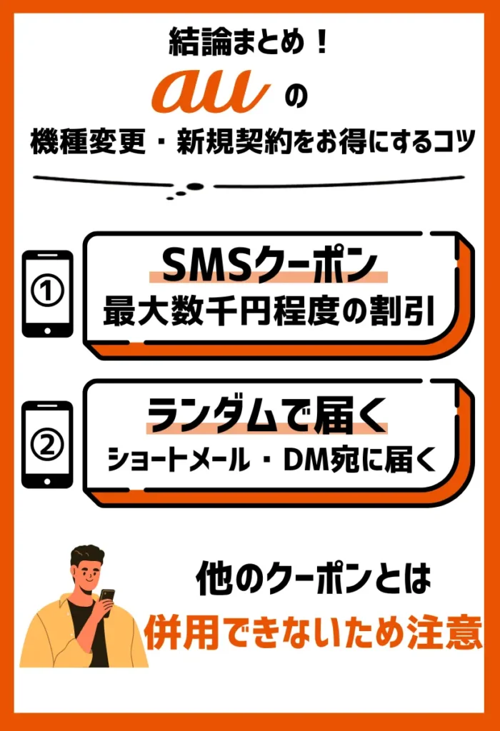 SMSクーポン｜機種代金から最大数千円程度が割引