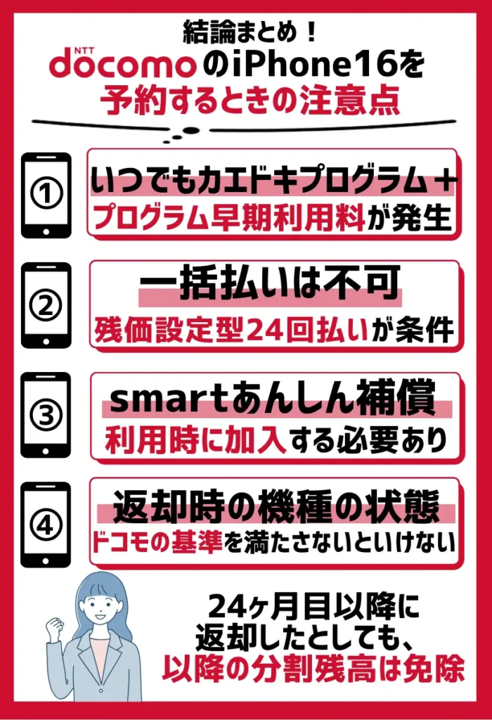 「いつでもカエドキプログラム+」適用時の支払い方法は残価設定型24回払い|一括払いは不可