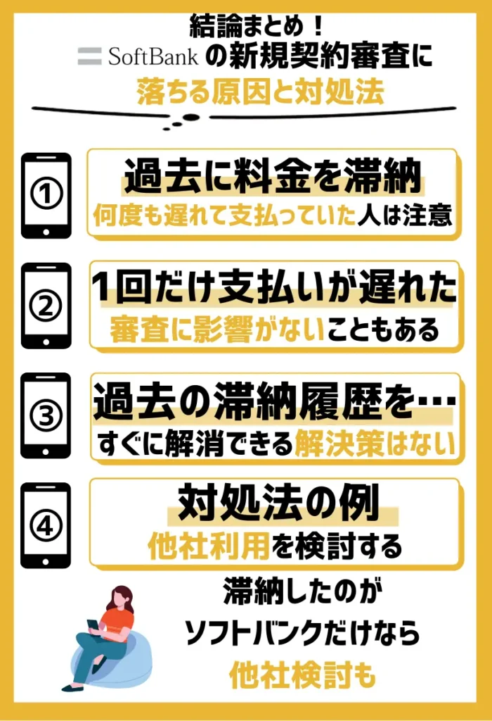 過去に料金を滞納したことがある|すぐ解消できる対処法はないので他社利用も検討