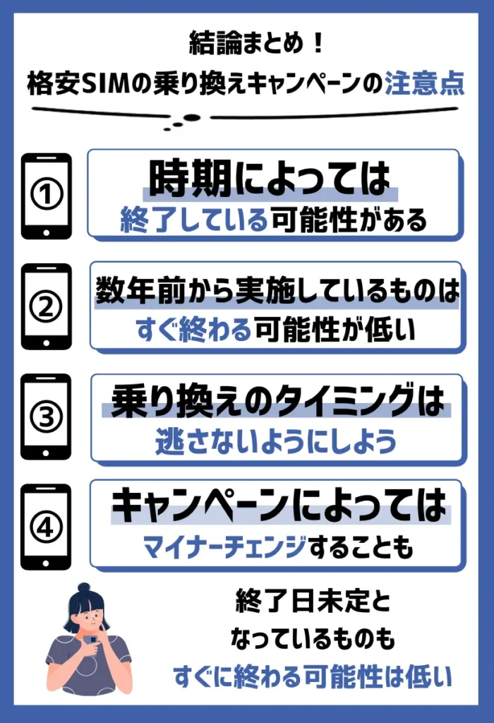 対象期間に注意する|キャンペーンの終了タイミングは要確認