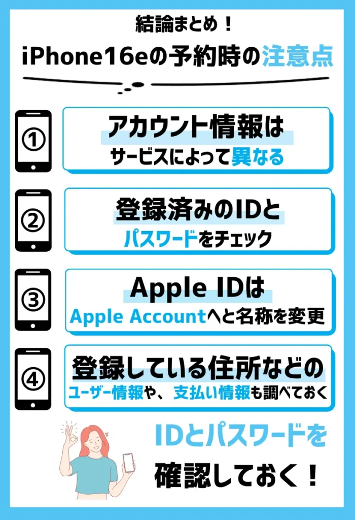 利用するサービスのアカウントIDを作成する|Apple IDは2024年に名称変更している