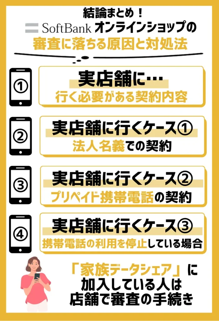 実店舗に行く必要がある契約内容｜法人の申し込みやプリペイド携帯電話を利用する場合に注意