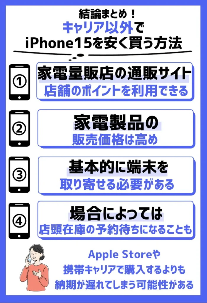 家電量販店の通販サイト｜店舗のポイントサービスを利用できるが納期が遅れる可能性あり