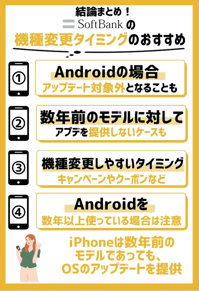 数年使っているとアップデート対象外となることも